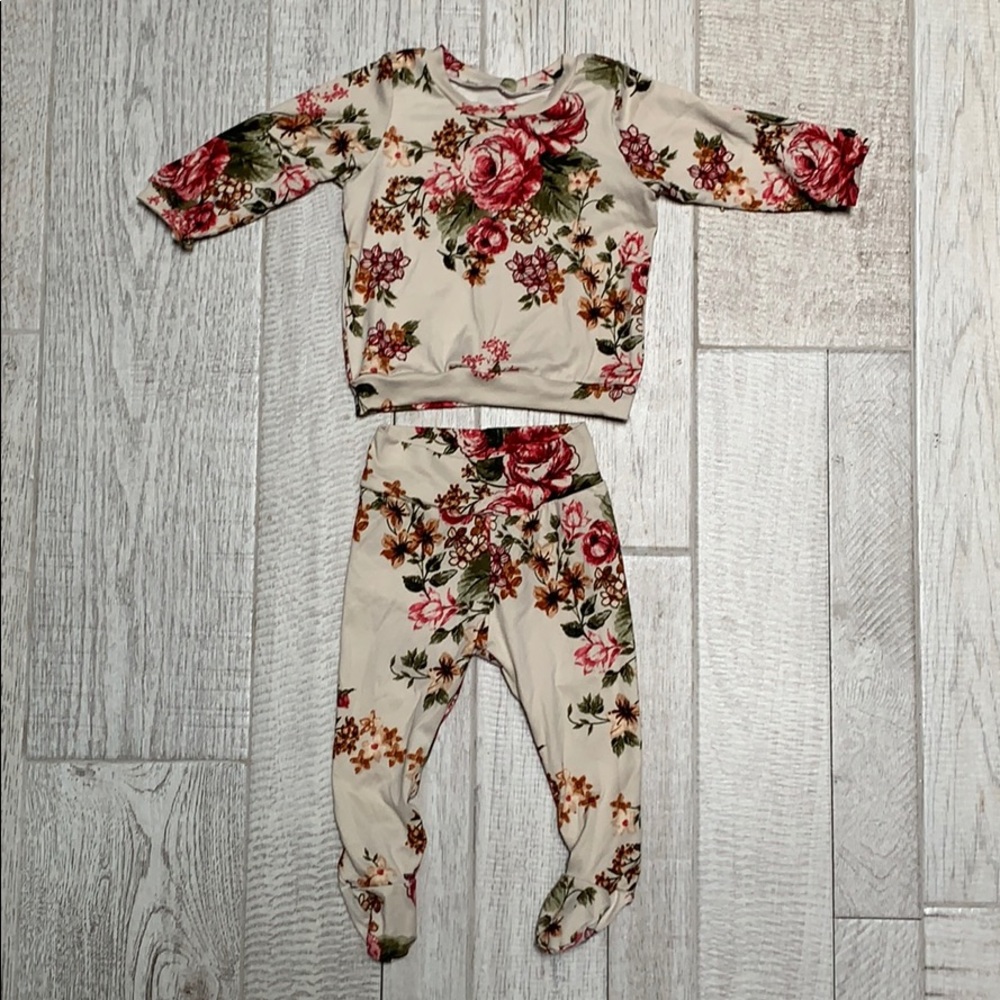 Lux and Roe baby loungewear set